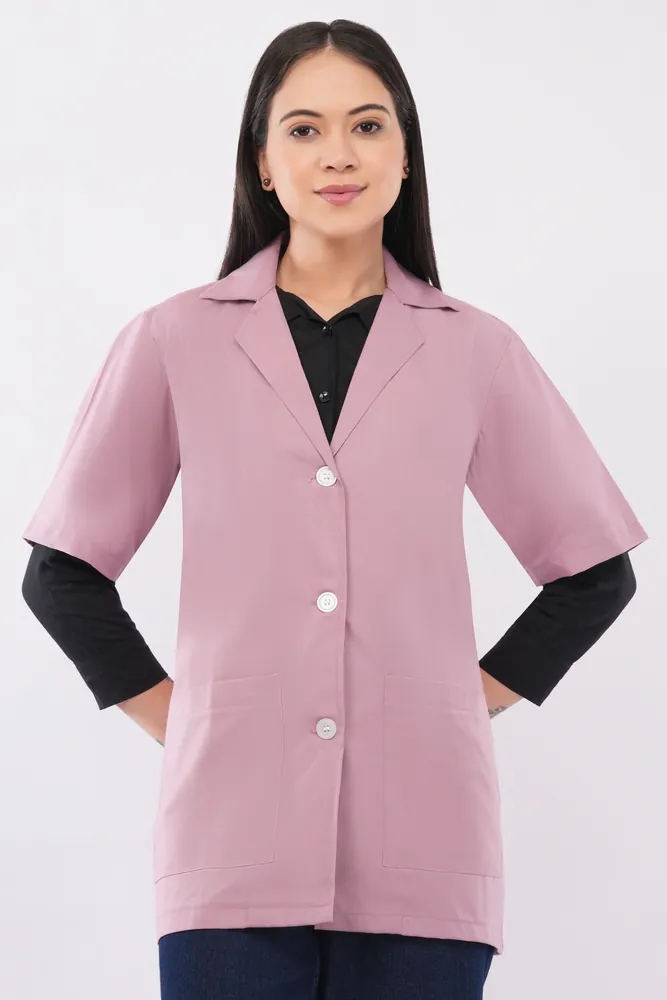 Womens Half Sleeve Apron Spectrum